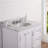 Derby 36" Carrara White Marble Countertop Bath Vanity with Miror-444548311-444548308