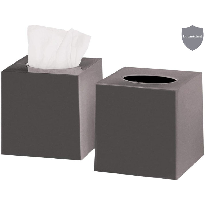 Tissue Box Cover, Gray