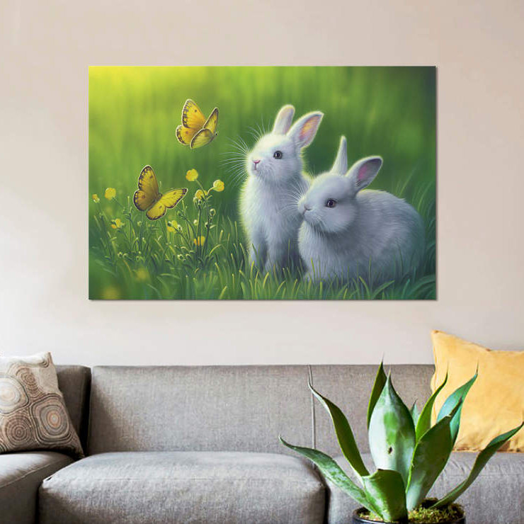 « buttercups », impression sur toile, H 8 po x l 12 po x P 0,75 po, Toile tendue, Pas de tapis