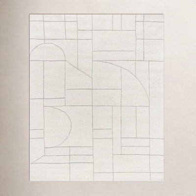 Lorette Hand-Tufted Geometric Rug