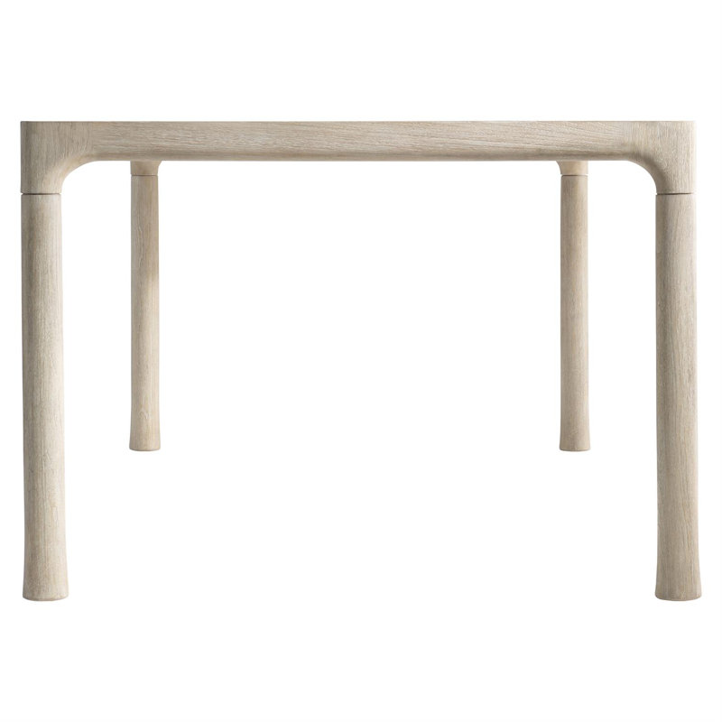 Siesta 30" x 55" Beige Teak Rectangular Dining Table