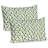 Ambesonne Tropical Pillow Sham 2 Pack Toucan and Palm Pattern Green Black and Orange-100392605
