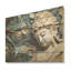 Statue religieuse bouddhisme I - Art mural en bois de bouddhisme sur bois de pin naturel-101404707