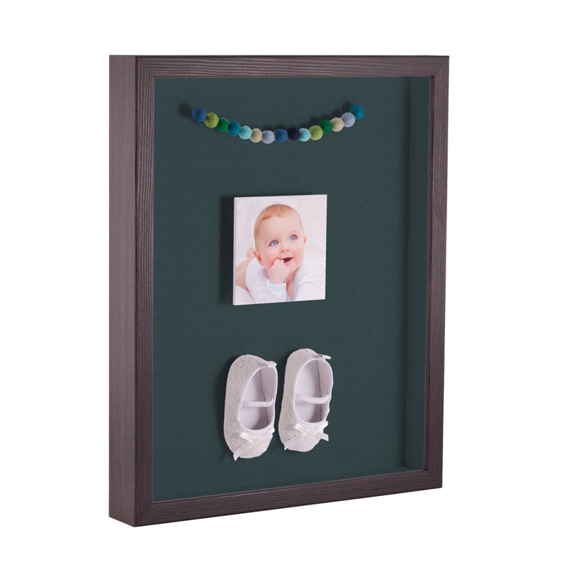 Wood Matte Shadow Box Picture Frame, Evergreen