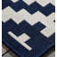 Tapis marocain en treillis intérieur/extérieur bleu/blanc Deckland-1624259992