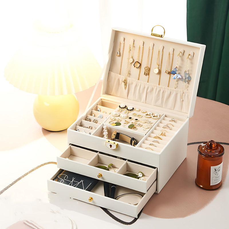 Boîte à bijoux +, Blanc
