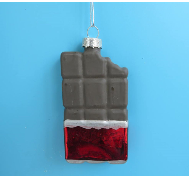 Ornement de Noël en verre 3,5 "