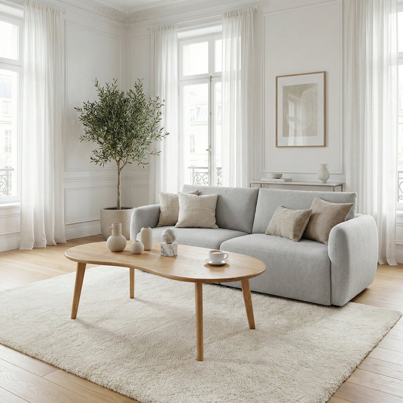 Rune Wooden Coffee Table, Oak
