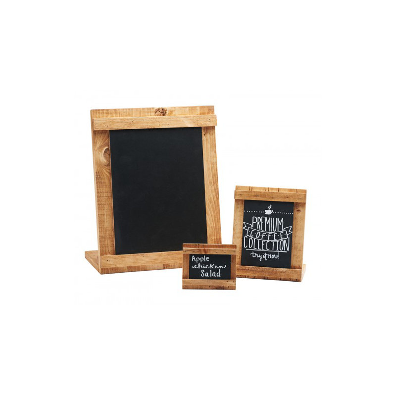 Madera Free Standing Chalkboard, 2.5" H x 4.25" W