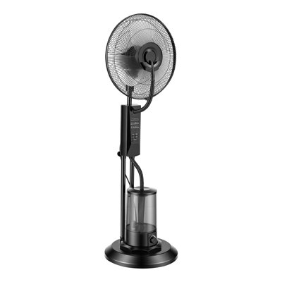 Misting Fan, 3 Wind Speeds Misting Standing Fan, Mister Cooling Fans with 0.79 gal Water Tank, Remote & Panel Control, Water Cooling Fans for Indoor, Outdoor, Garage, Patio, Living Room, 3 Modes