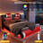 Floating Bed Frame with LED Lights, Modern Faux Leather Upholstered Platform Bed-2090512744-2090512739