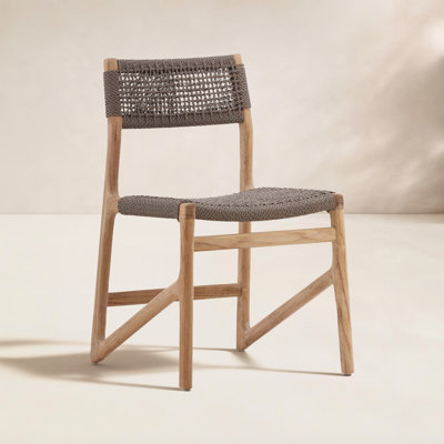 Ysidro Teak Patio Side Chair