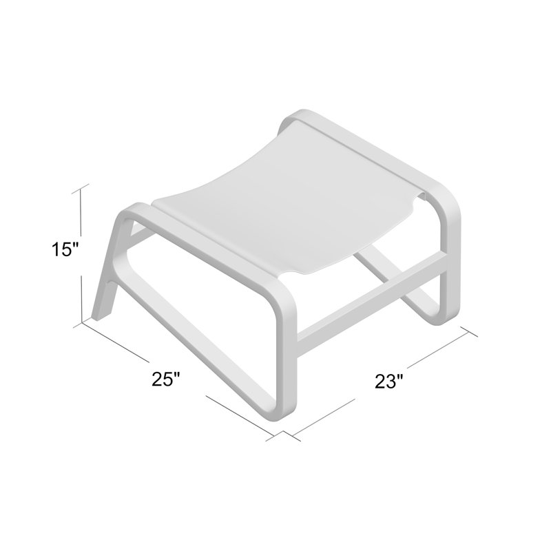 Toro Ottoman, Night Genuine Leather, Black