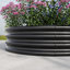 2 PCS, grand lit rond surélevé Garedn, lits surélevés en métal pour les légumes, jardinière surélevée pour jardin extérieur, jardinière pour patio surélevée pour fleurs, herbes-376894527-376894515