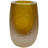 Hadeya Handmade Glass Table Vase – Amber Reptile Texture Decorative Accent