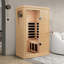 Sauna infrarouge lointain intérieur pour 1 personne avec haut-parleurs Bluetooth et lampe de lecture à DEL-99192180