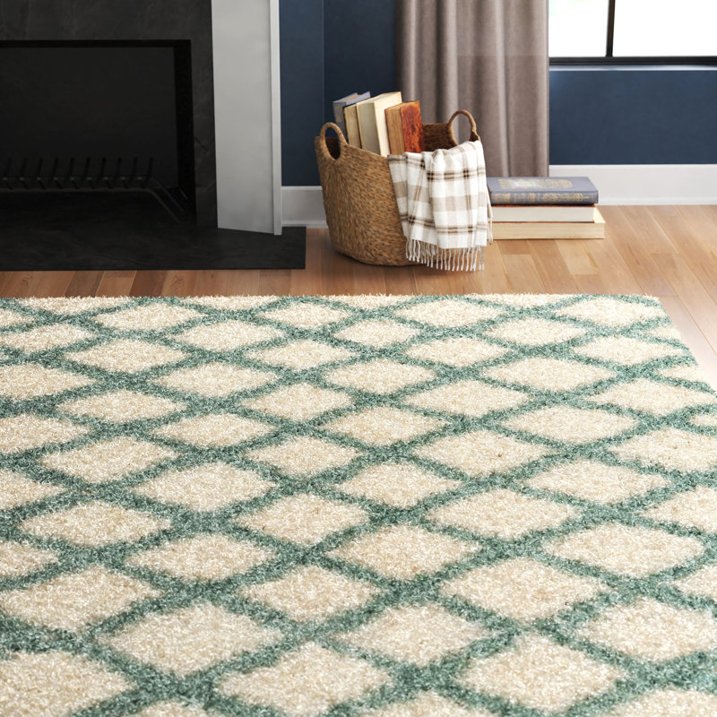 Skyleen Shag Performance Geometric Rug, 5'1" x 7'6"