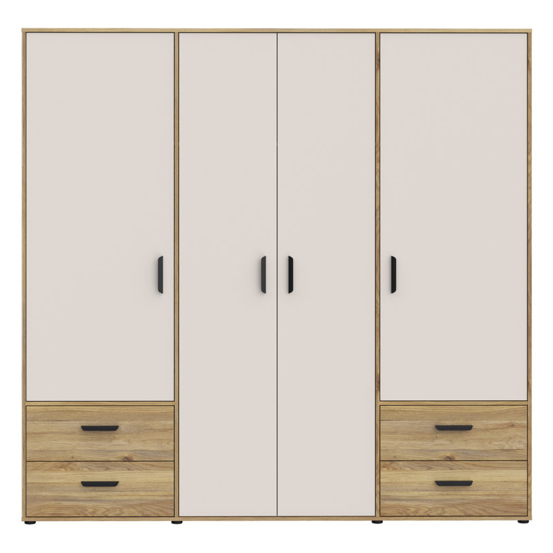 Mokkaro Manufactured Wood Wardrobe