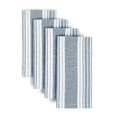 over&back Woven Striped Cloth Napkins