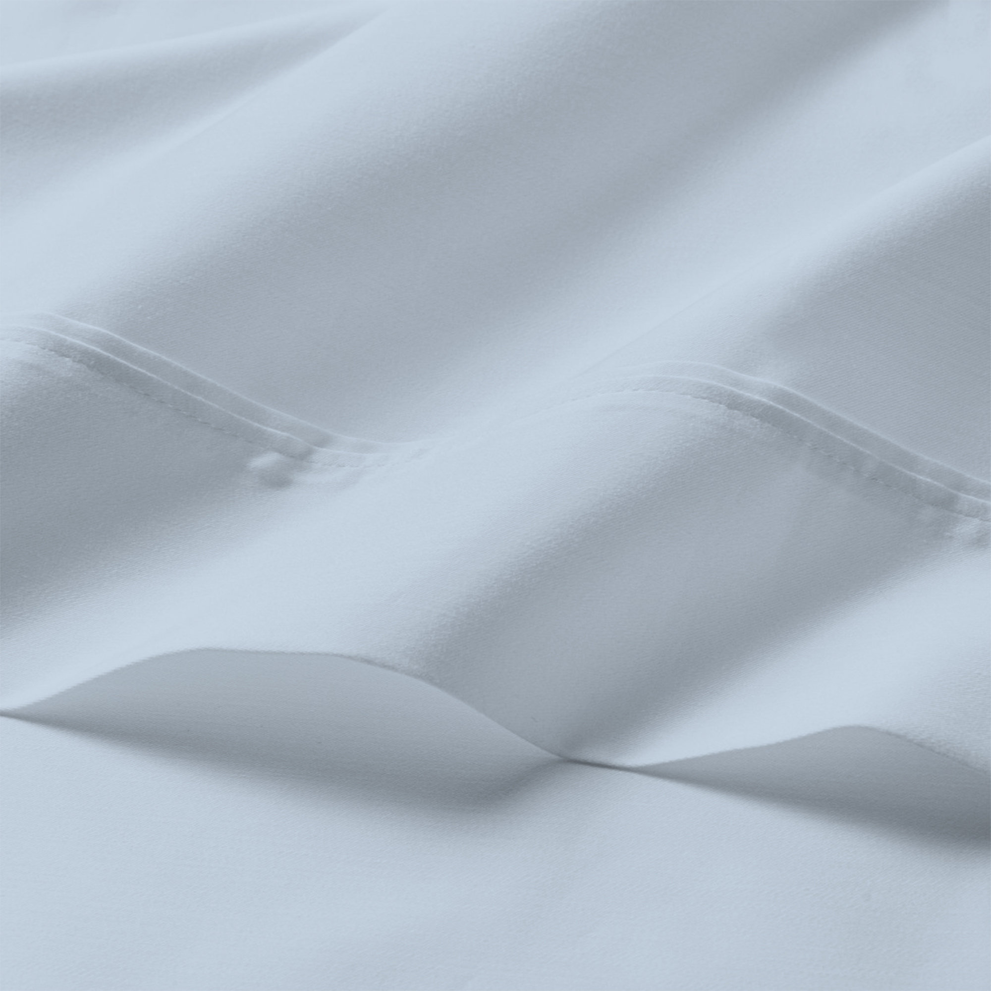 1000TC Ultra-Soft & Silky Luxury Egyptian Cotton Sheet Set, Light Blue, Full