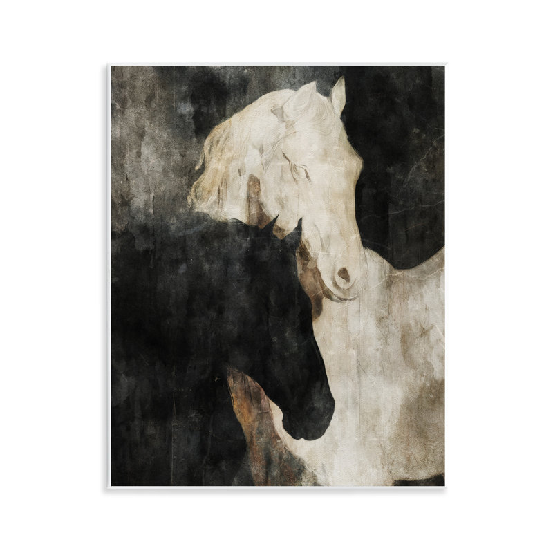 Plaque murale Dual Spirit Horses, design par Svetlana Aleynikova