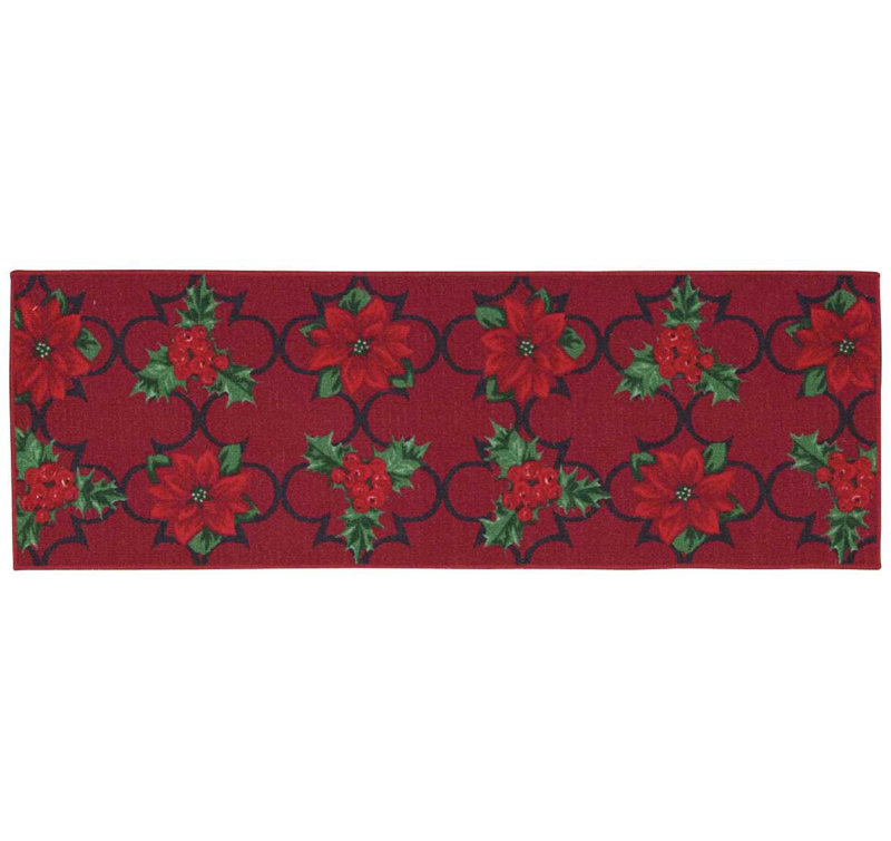 Floral Indoor Rug, Rectangle 1'8" x 2'9"