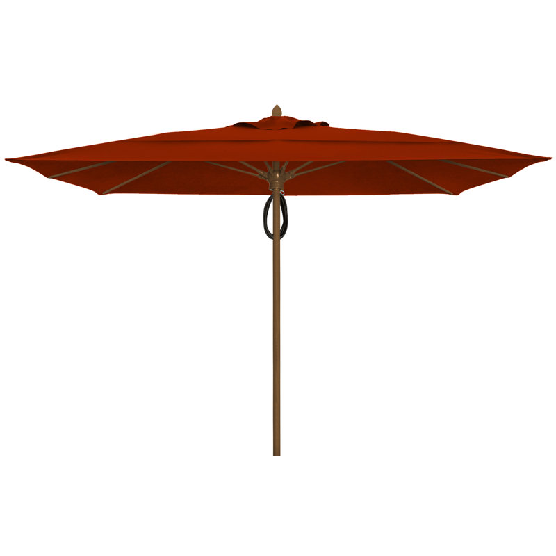 Parasol de marché carré 10 pi Prestige, Bronze champagne, Toscan
