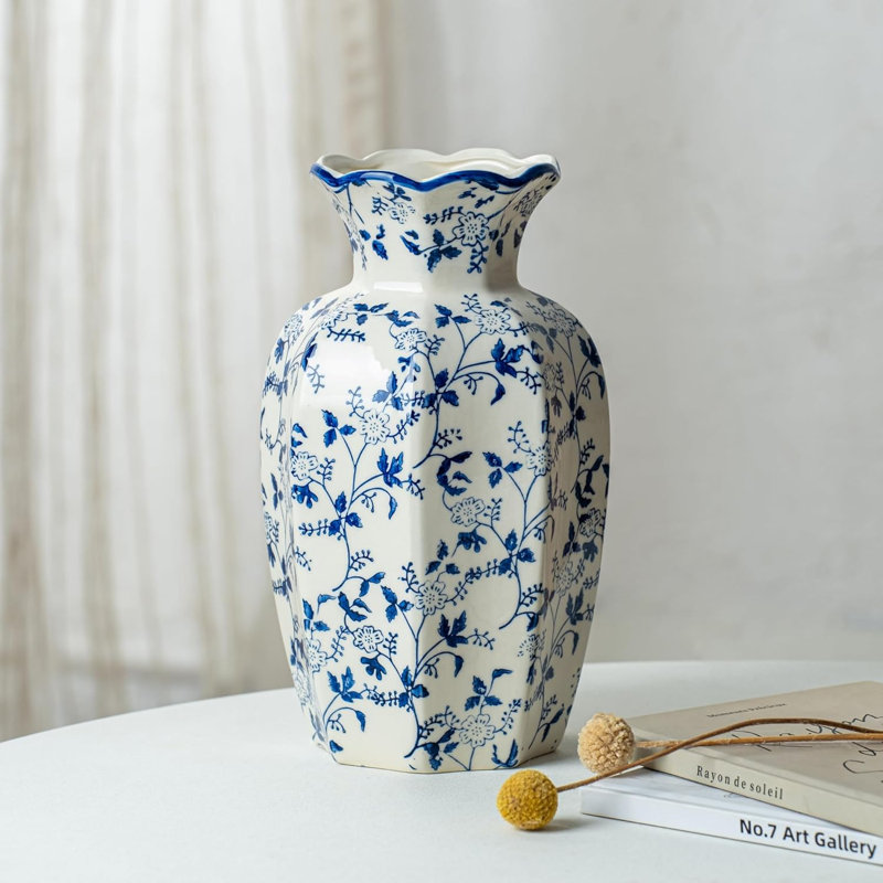 Blue And White Ceramic Vase