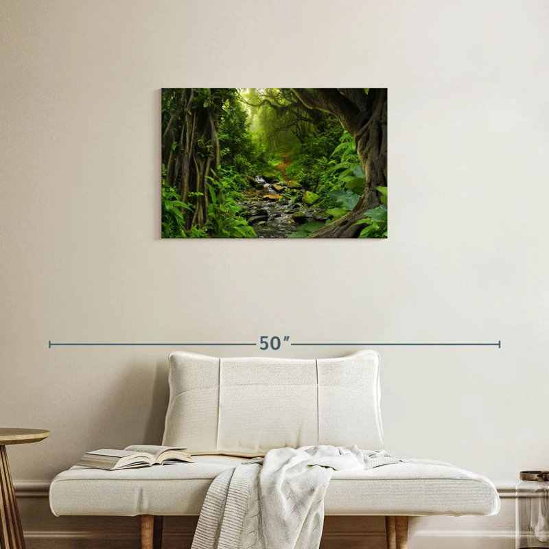 Alvord Lush Thai Jungle, 20" H x 30" W