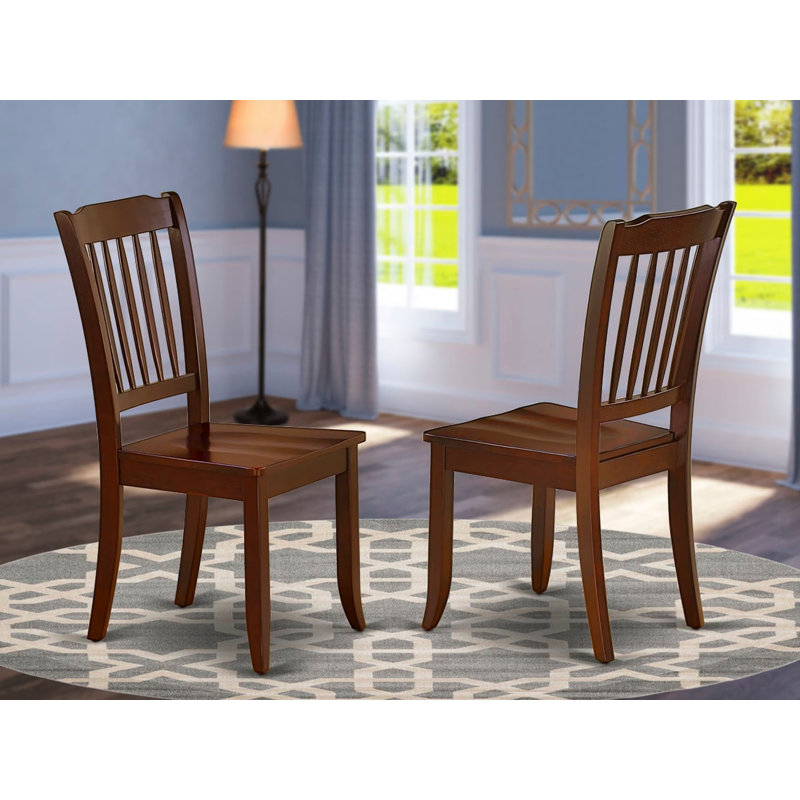Chaises de salle à manger Danbury, Acajou, 2