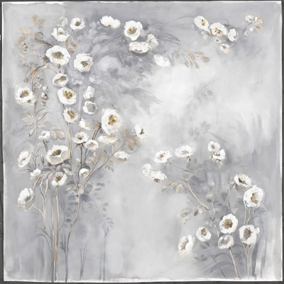 Monique Lhuillier Floral Purple Peel and Stick Mural