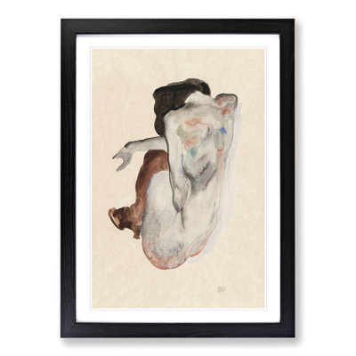 Portrait of a Woman Vol.8 by Egon Schiele - Picture Frame Painting