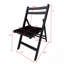 Chaise de patio pliante en peuplier-87458127