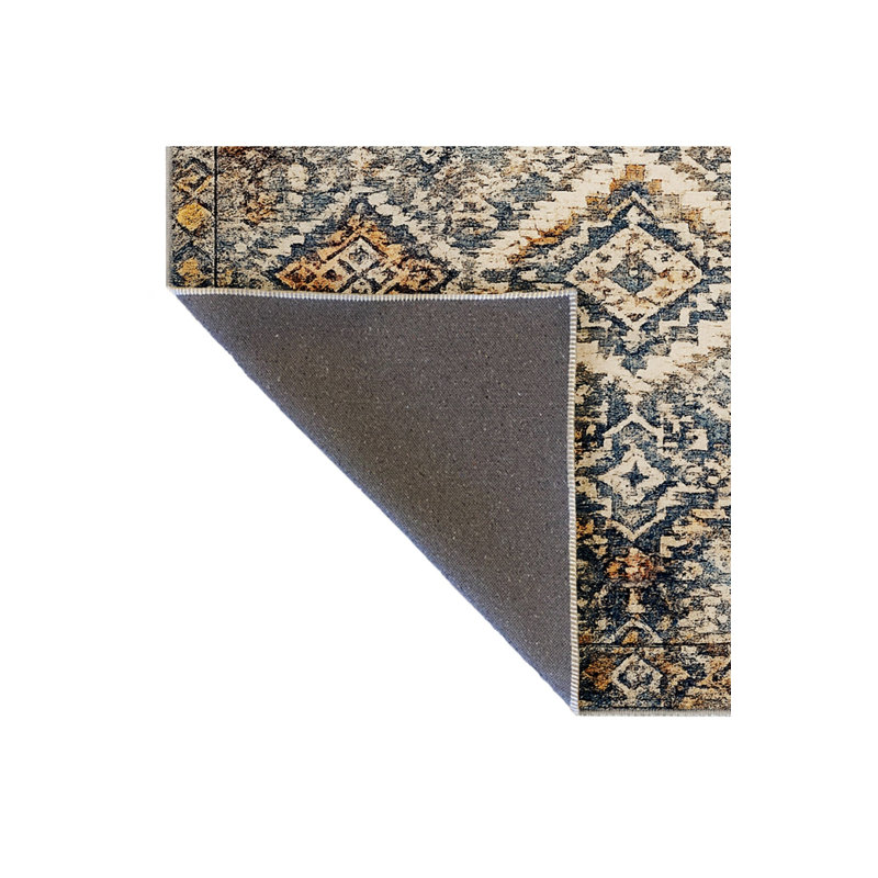Tapis tissé à la crème Mosso, 4'11" x 7'7"