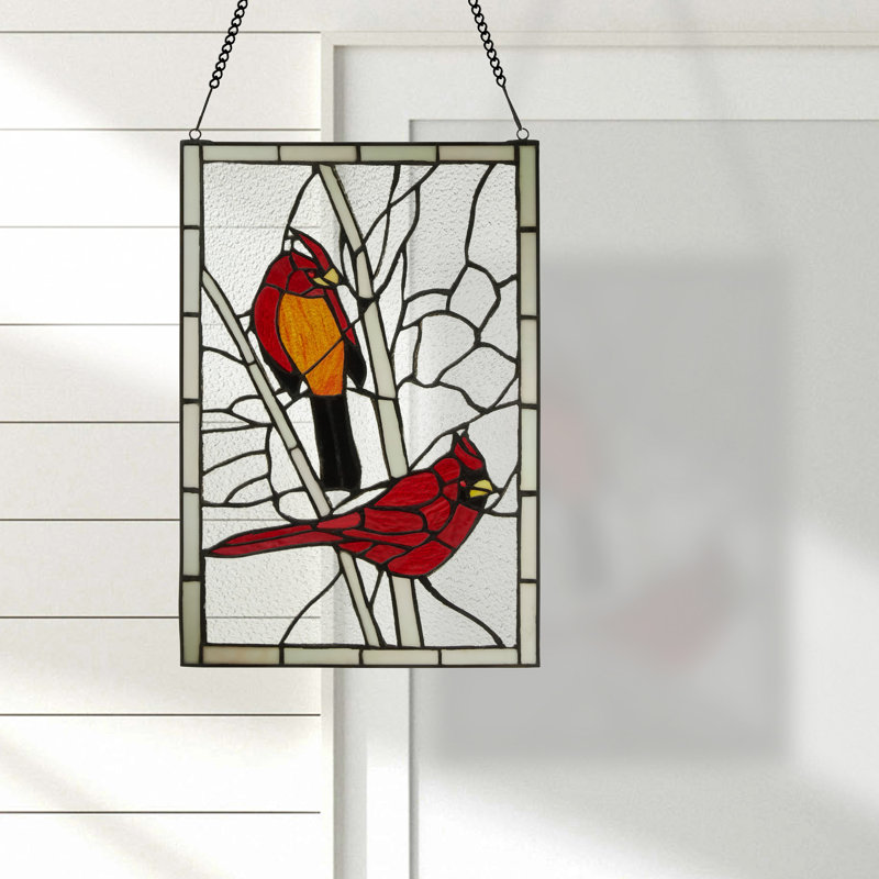 Northern Cardinal Window Panel