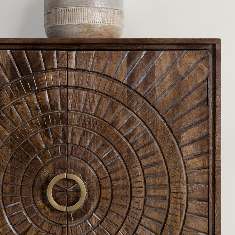 Viva 65'' W Solid Wood Sideboard, Brown