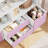 49.1" W Bookcase, 4-tier Bookshelf, Storage Organizer With Drawers-1005530723