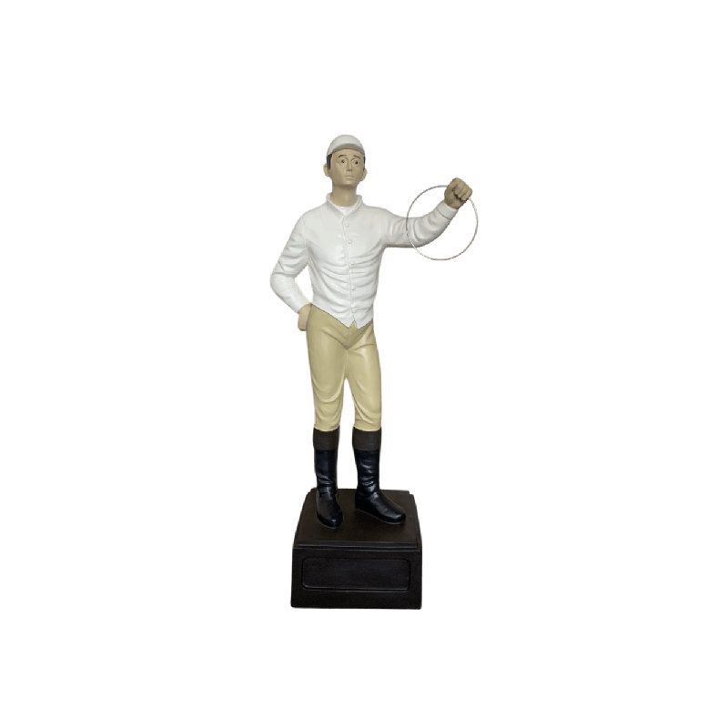 Statue de jardin classique classique, mat, blanc-beige