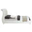 Lit simple Dorothy, similicuir blanc perle et finition ivoire-564602181