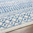 Bernhard Global Blue/Ivory Area Rug-1145411073