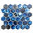 Agate 2" x 2" Glossy Porcelain Mosaic Wall Tile-98977103