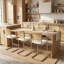 Tabouret de comptoir rembourré Vesta-849587460-850687302