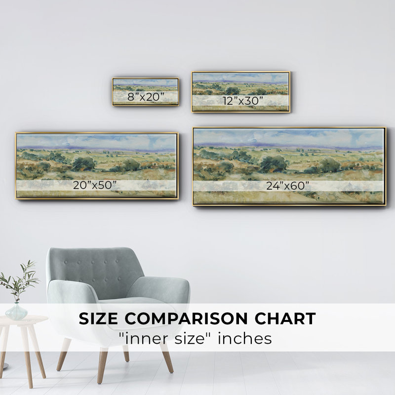 Soft Lavender Sky II- Framed Canvas
