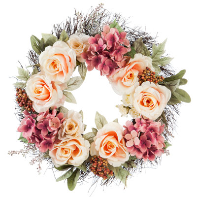 Couronne de polyester éclairée 20 po