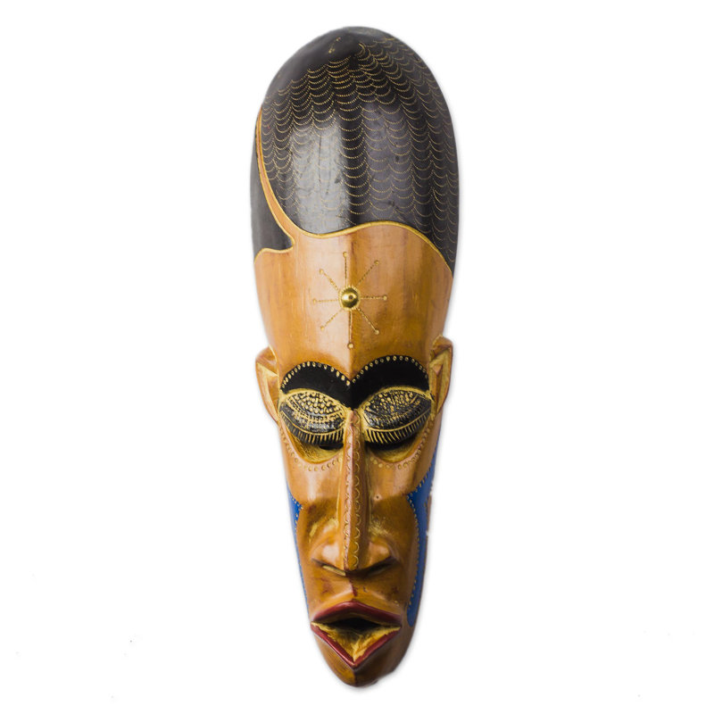 Décoration murale masque africain