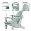 Chaise Adirondack en plastique Truby-932492741