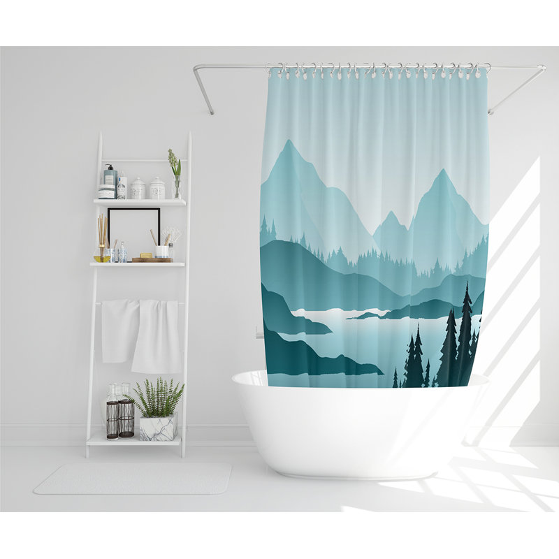 Ella-Jane 13 Piece Polyester Shower Curtain Set