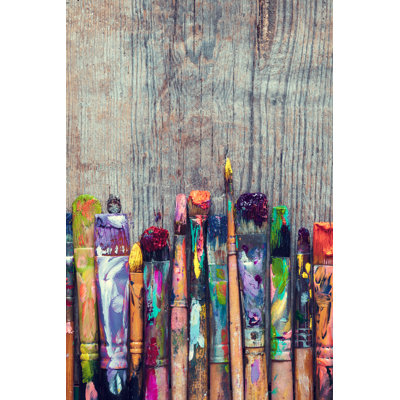 Artist Paint Brushes - Photographie sur toile tendue