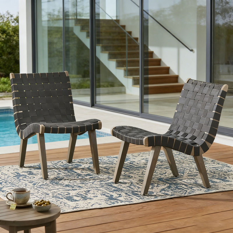 Chaise longue, Noir
