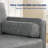 70" Modern Vegan Leather Loveseat Square Arm Sofa-845660378